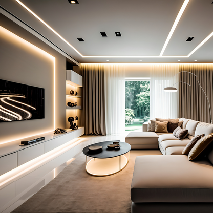 פרופיל תאורה שקוע גבס W.P 35/35