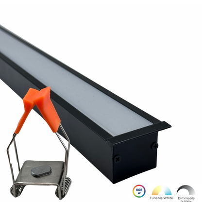 פרופיל תאורה שקוע גבס W.P 35/35