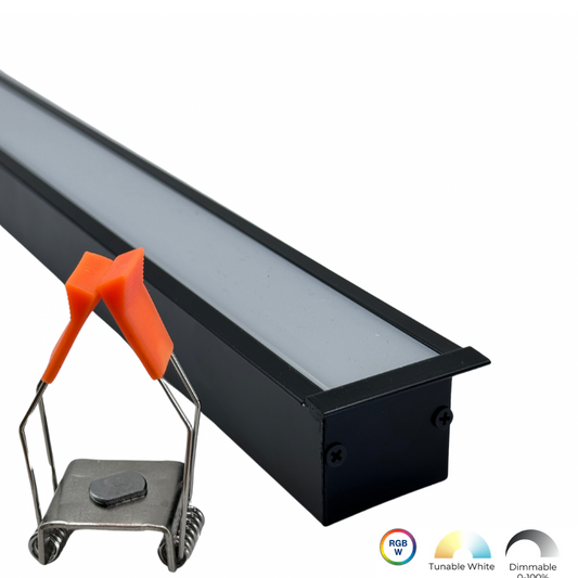 פרופיל תאורה שקוע גבס W.P 35/35