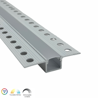 פרופיל תאורה שקוע גבס W.P 17/12