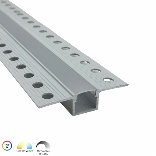 פרופיל תאורה שקוע גבס W.P 17/12